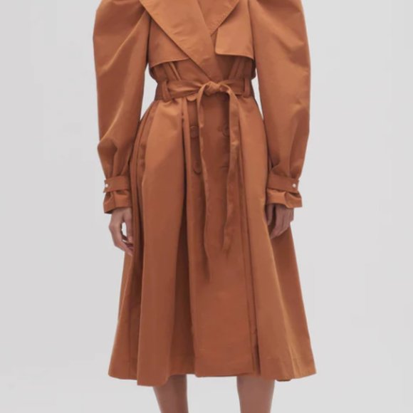 AJE - Roxanne Trench Coat  new - size 8 Australia - Picture 1 of 6